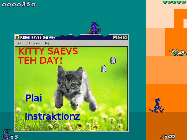 KITTY SAEVS TEH DAY